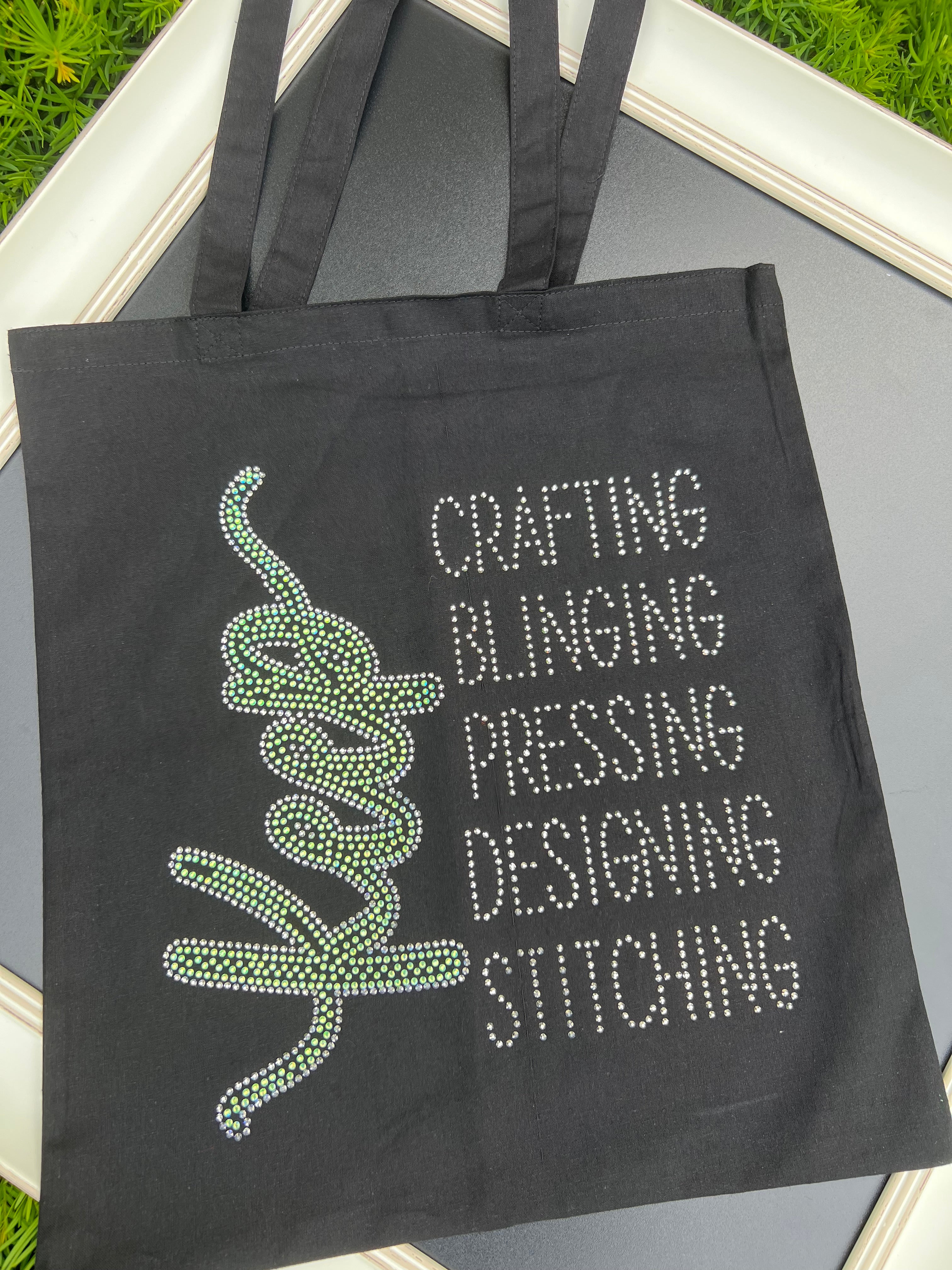 Designing Bling Tote Bag